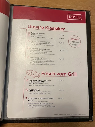 Rosi's menu 10