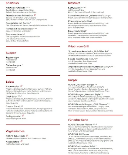 Rosi's menu 9