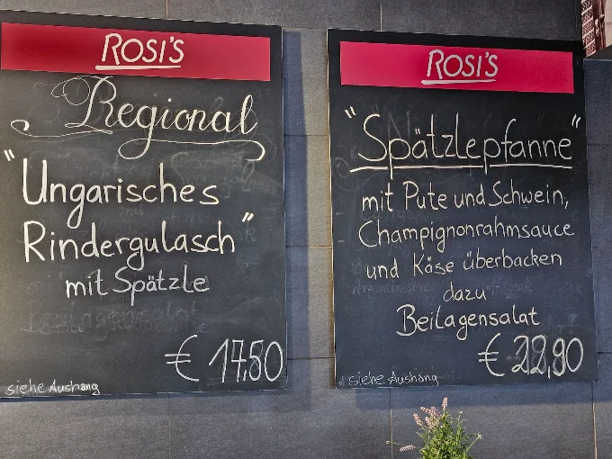 Rosi's menu 3