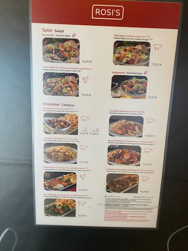 Rosi's menu 2